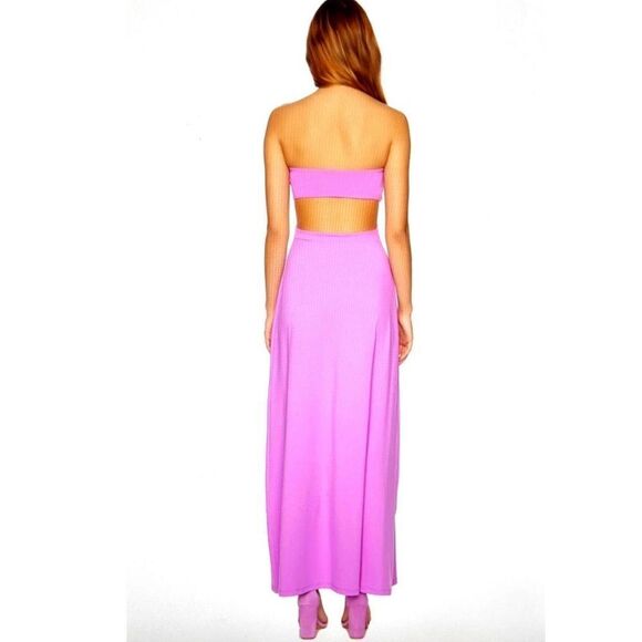 NWT Susana Monaco Open Back Maxi Dress in Snapdragon Large Revolve - Picture 5 of 12